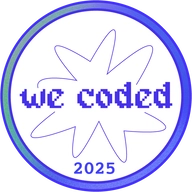 2025 WeCoded Challenge Completion Badge